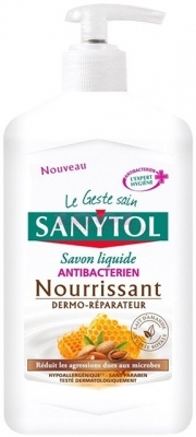 Săpun lichid nutritiv antibacterian Sanytol